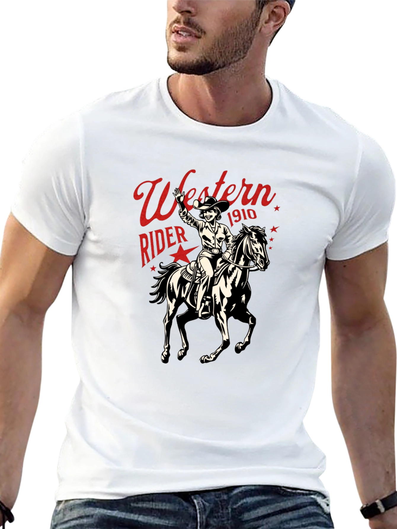 Western Rider 1910 Graphic T-Shirt