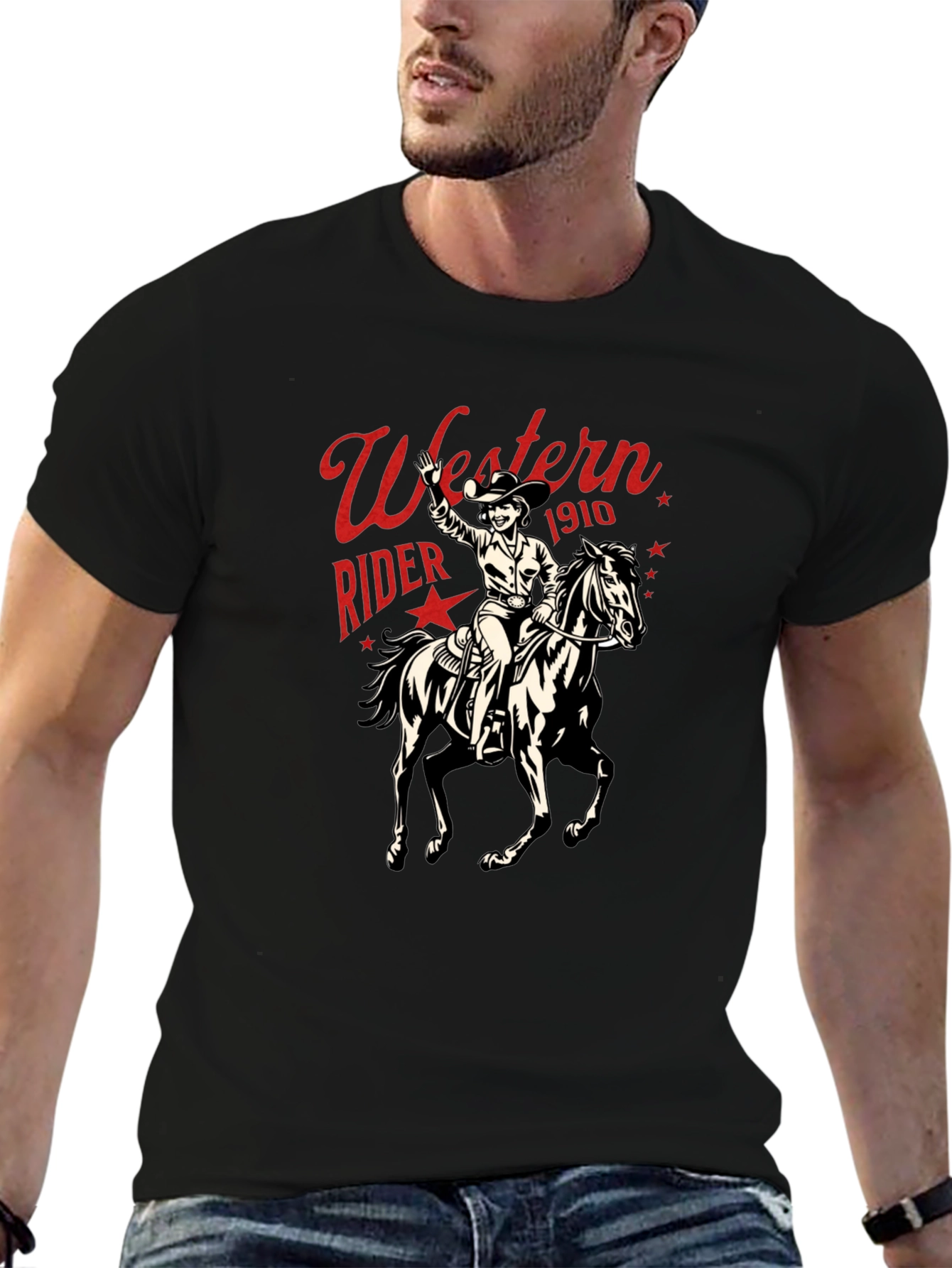 Western Rider 1910 Graphic T-Shirt
