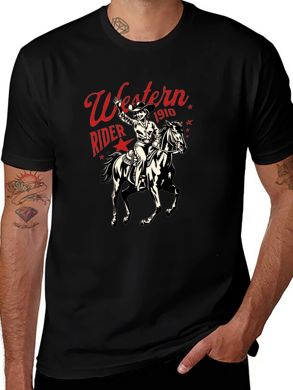 Western Rider 1910 Graphic T-Shirt