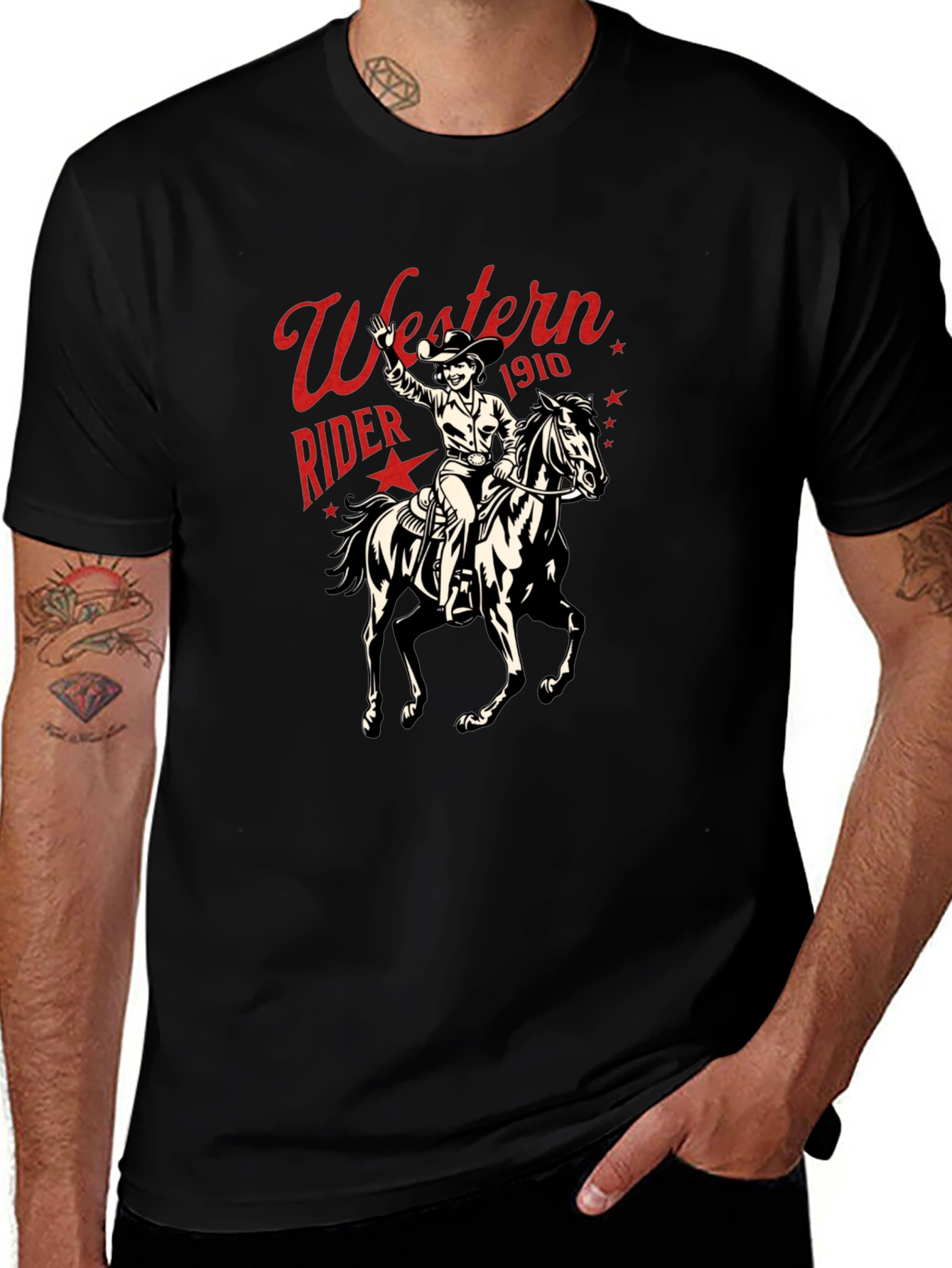 Western Rider 1910 Graphic T-Shirt