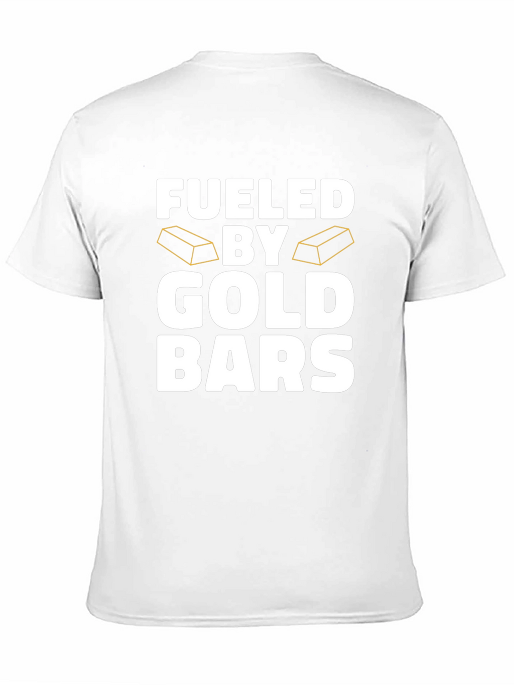 Fueled By Gold Bars Black T-Shirt