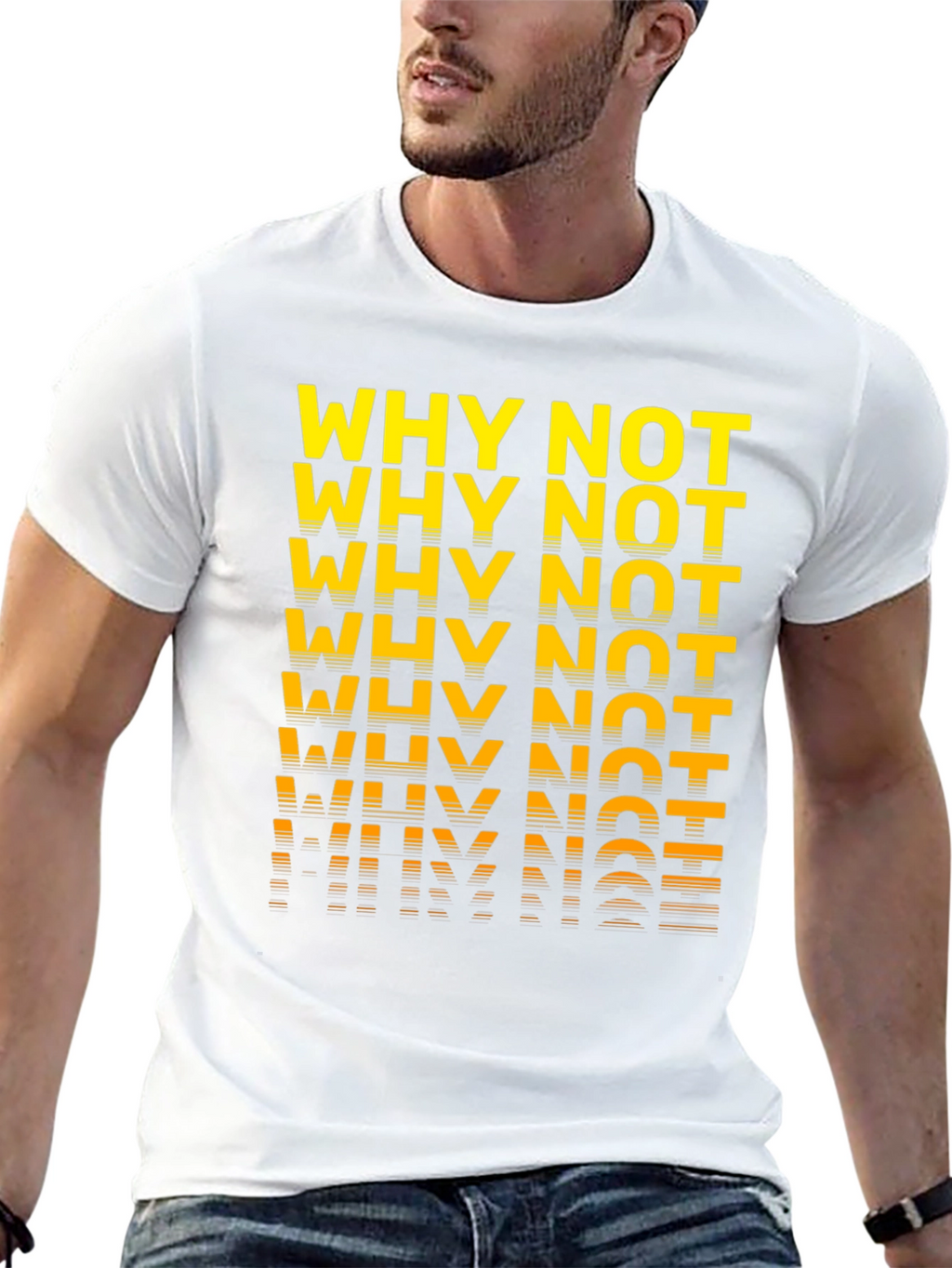 Why Not? Graphic T-Shirt - Bold & Stylish