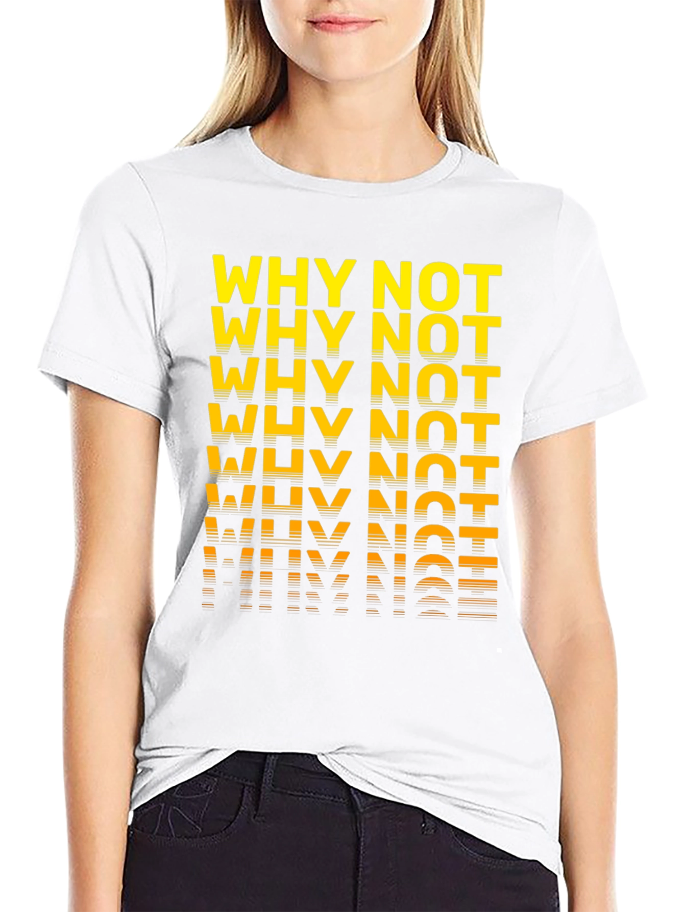 Why Not? Graphic T-Shirt - Bold & Stylish
