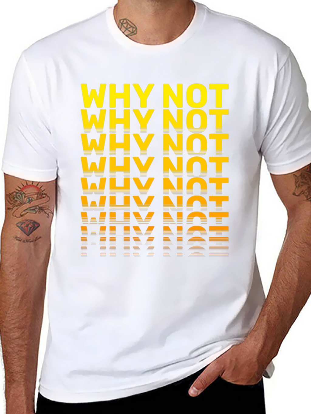 Why Not? Graphic T-Shirt - Bold & Stylish