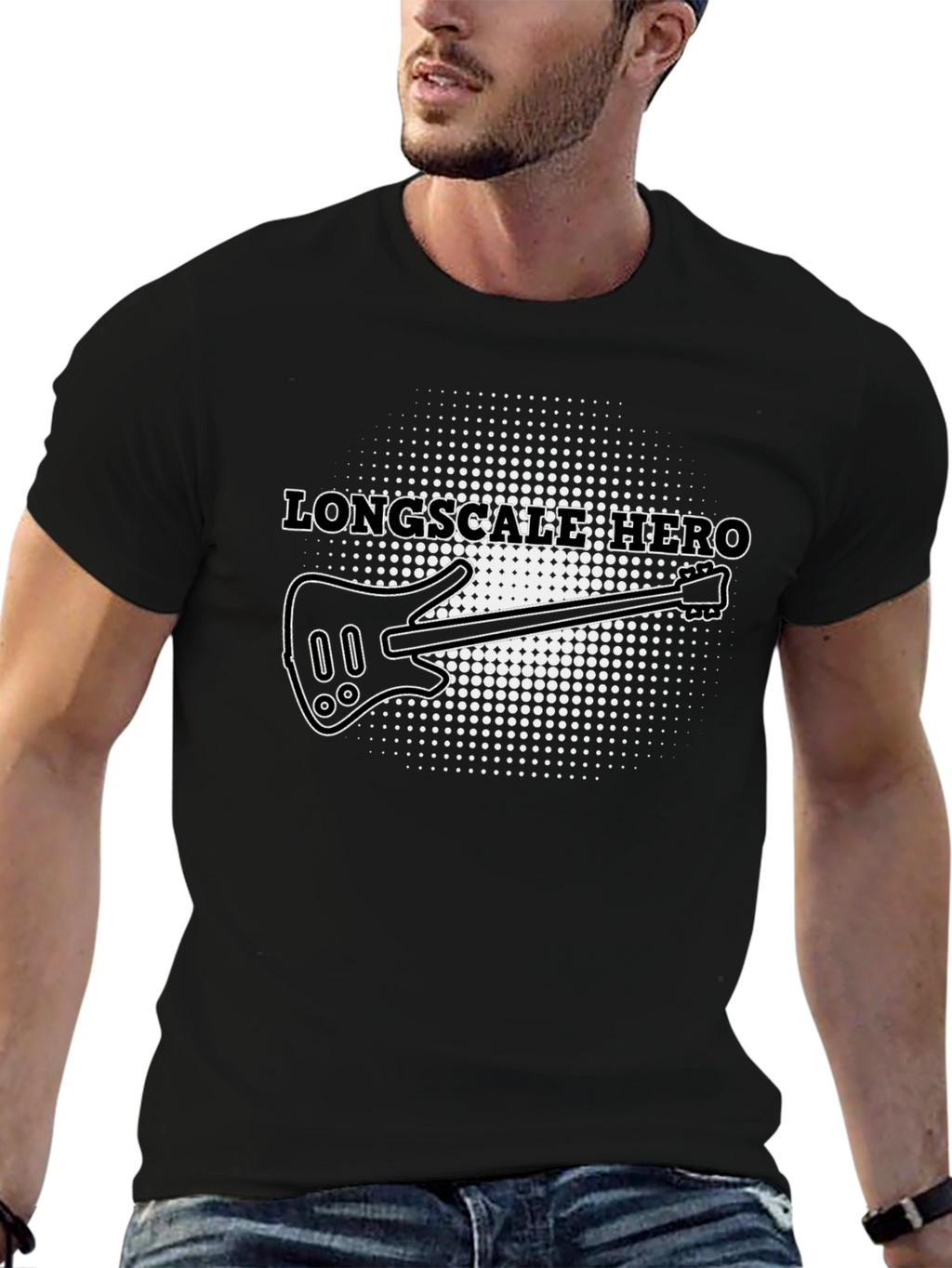 Longscale Hero Graphic Tee - Black