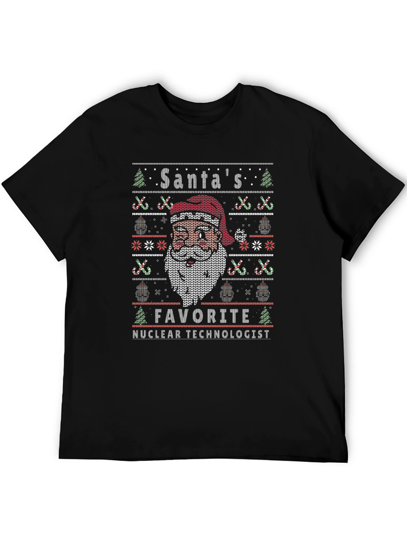 Santas Favorite Nuclear Technologist Christmas T-Shirt