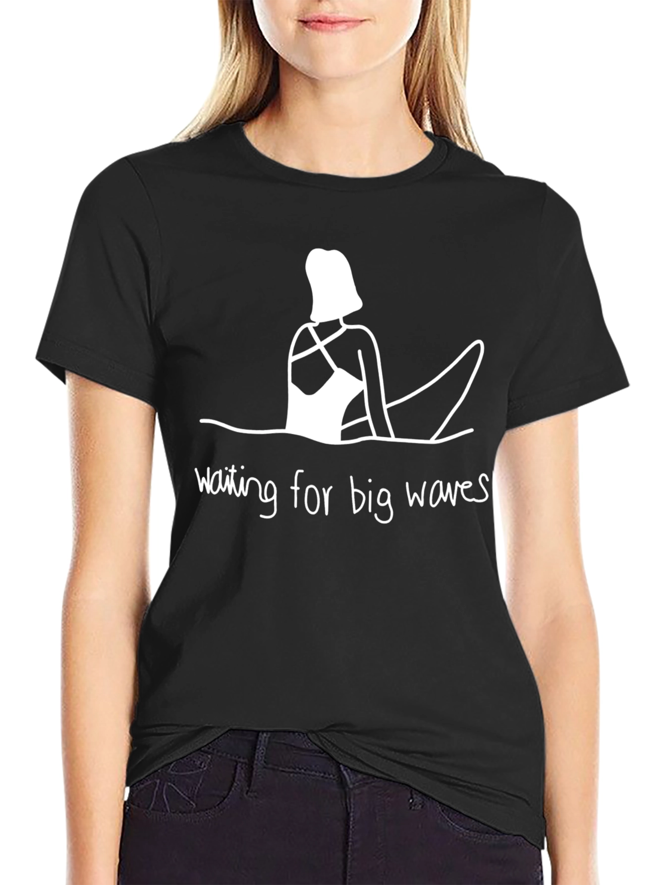 Waiting for Waves Graphic Tee