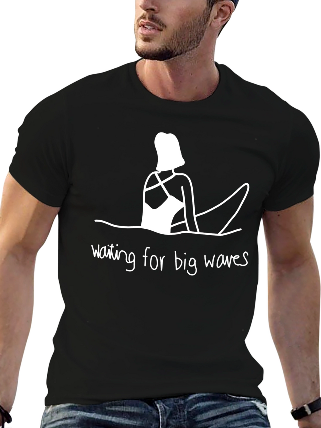 Waiting for Waves Graphic Tee