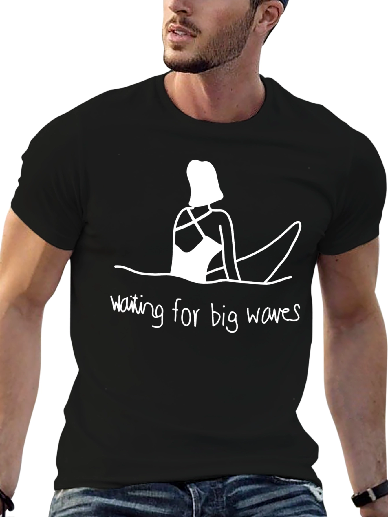 Waiting for Waves Graphic Tee