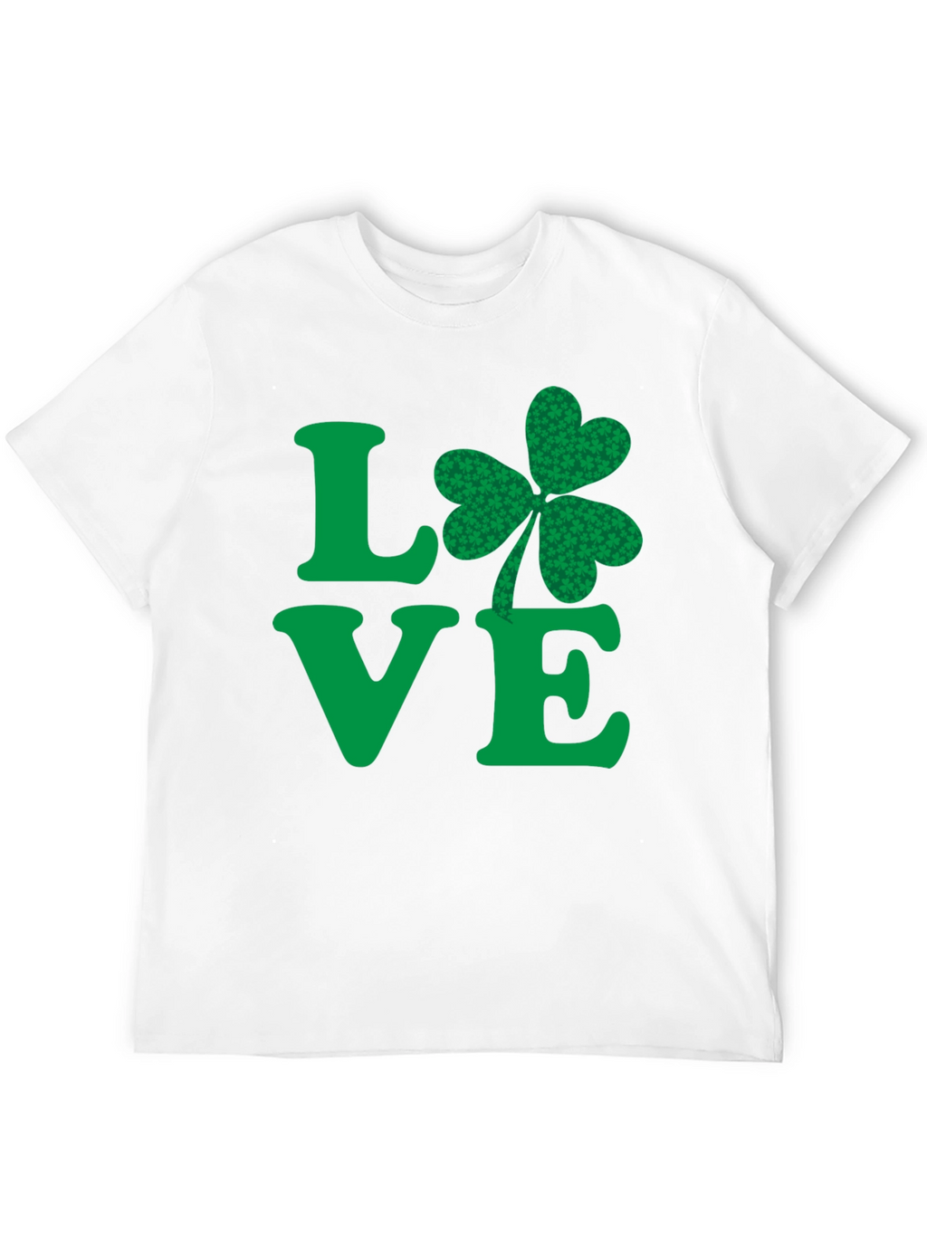 St Patricks Day Love Shamrock Mens T-Shirt