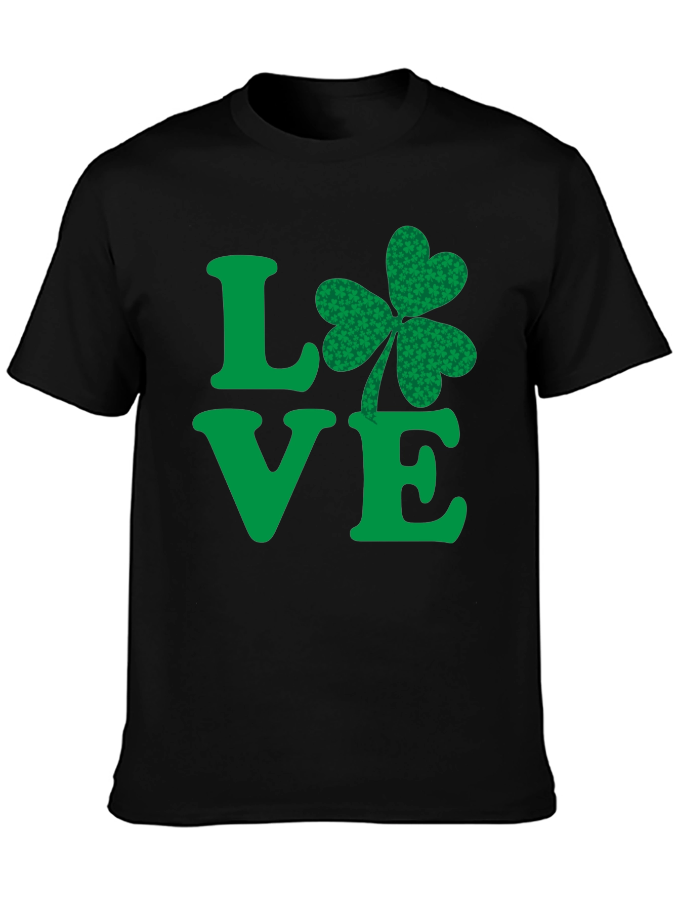 St Patricks Day Love Shamrock Mens T-Shirt