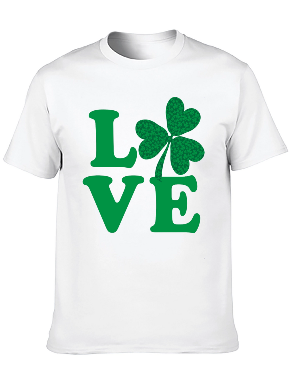 St Patricks Day Love Shamrock Mens T-Shirt