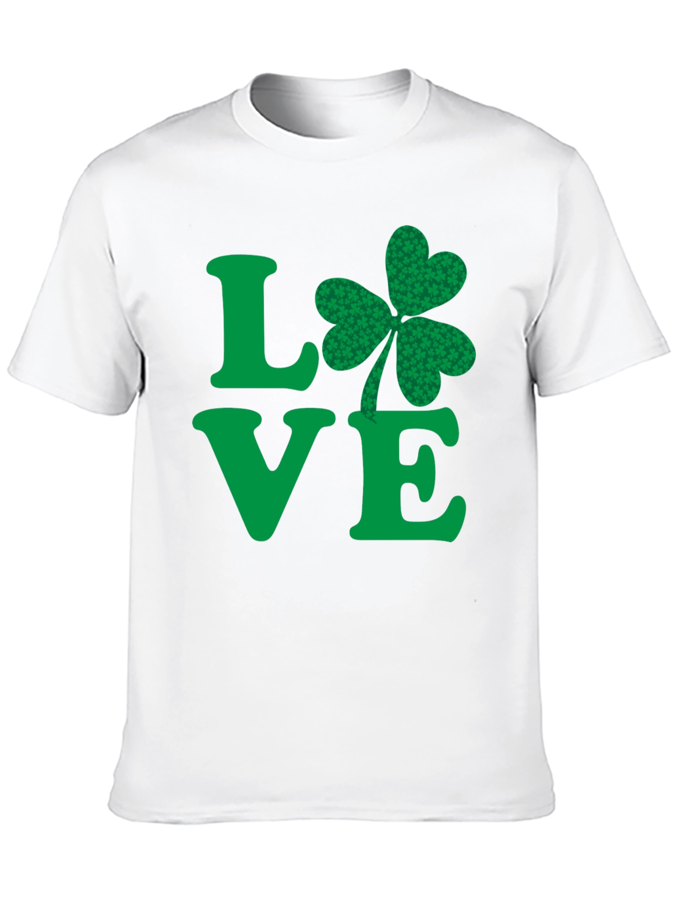 St Patricks Day Love Shamrock Mens T-Shirt