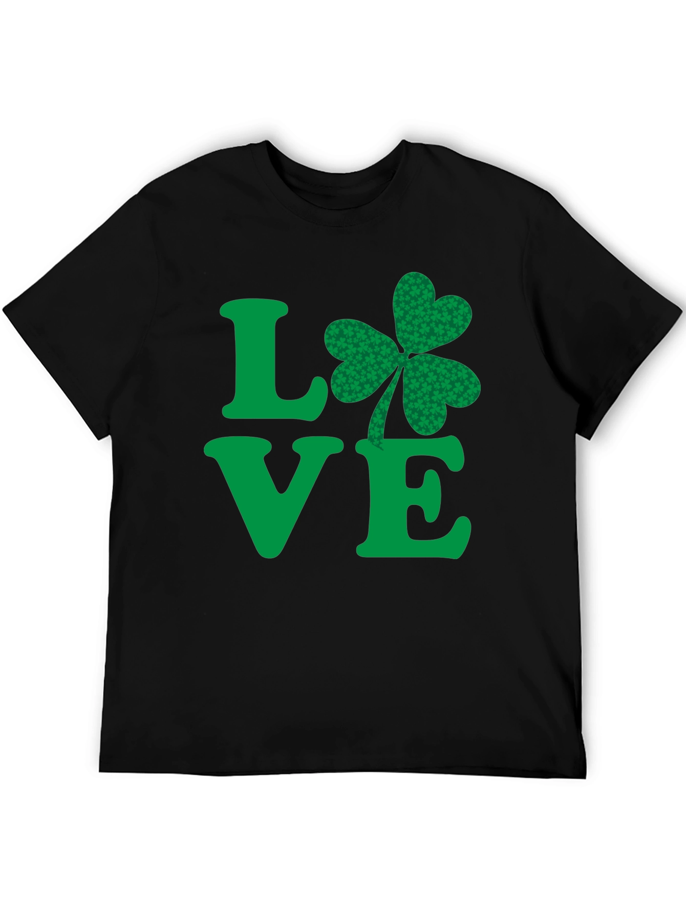 St Patricks Day Love Shamrock Mens T-Shirt