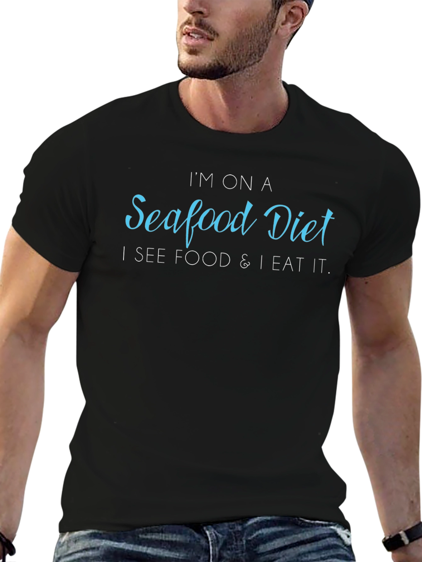 Seafood Diet Funny T-Shirt