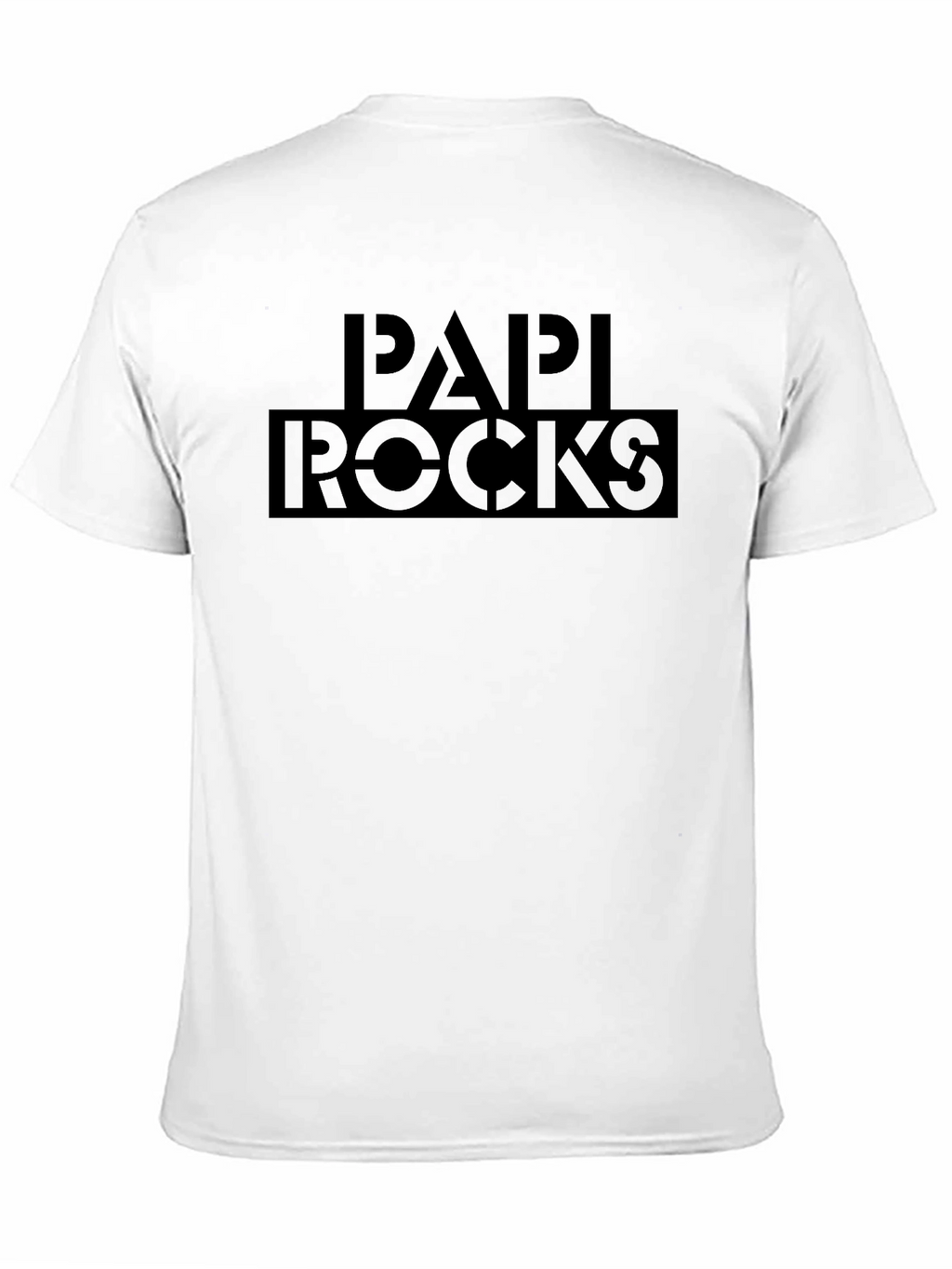 Papi Rocks Black Graphic Print T-Shirt