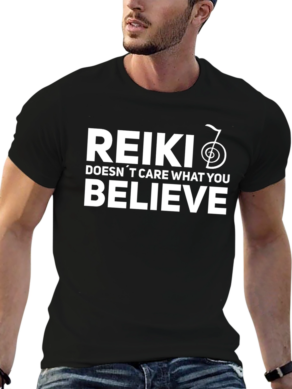 Reiki Doesnt Care What You Believe - Graphic Tee
