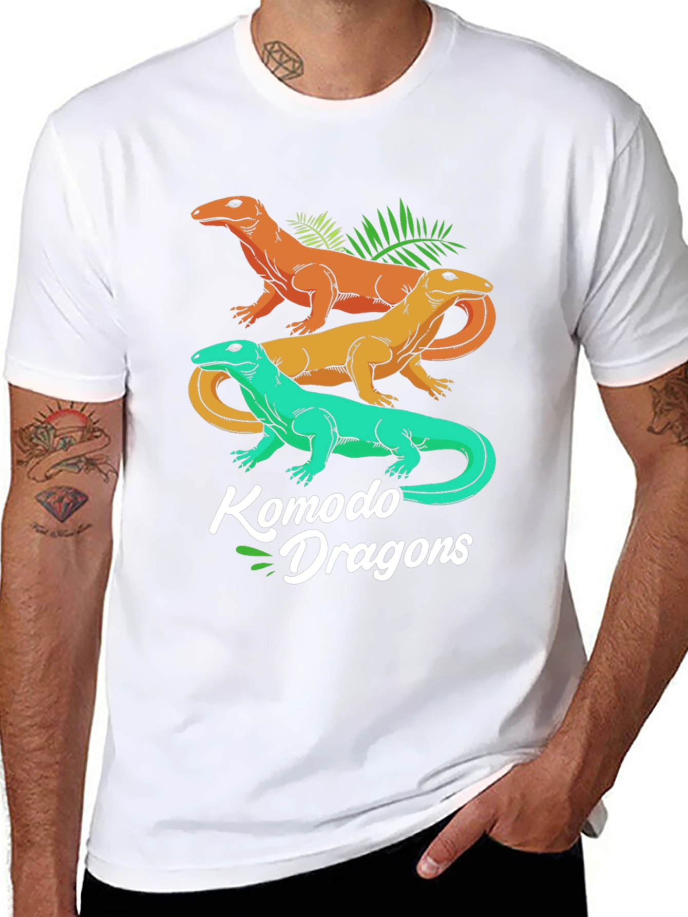 Komodo Dragons Graphic Tee - Mens Black T-Shirt