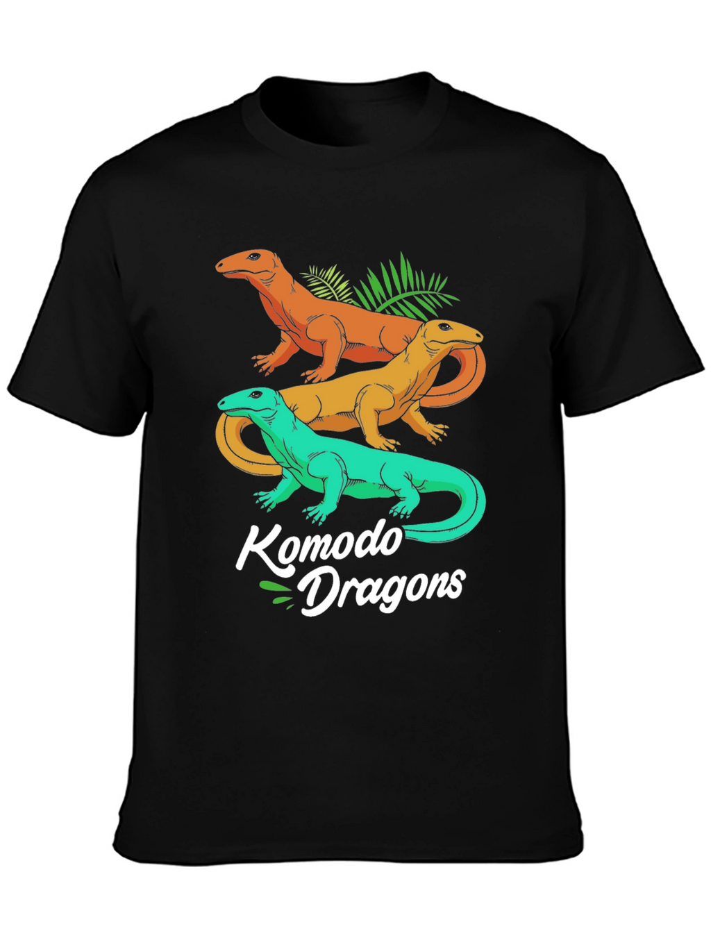 Komodo Dragons Graphic Tee - Mens Black T-Shirt