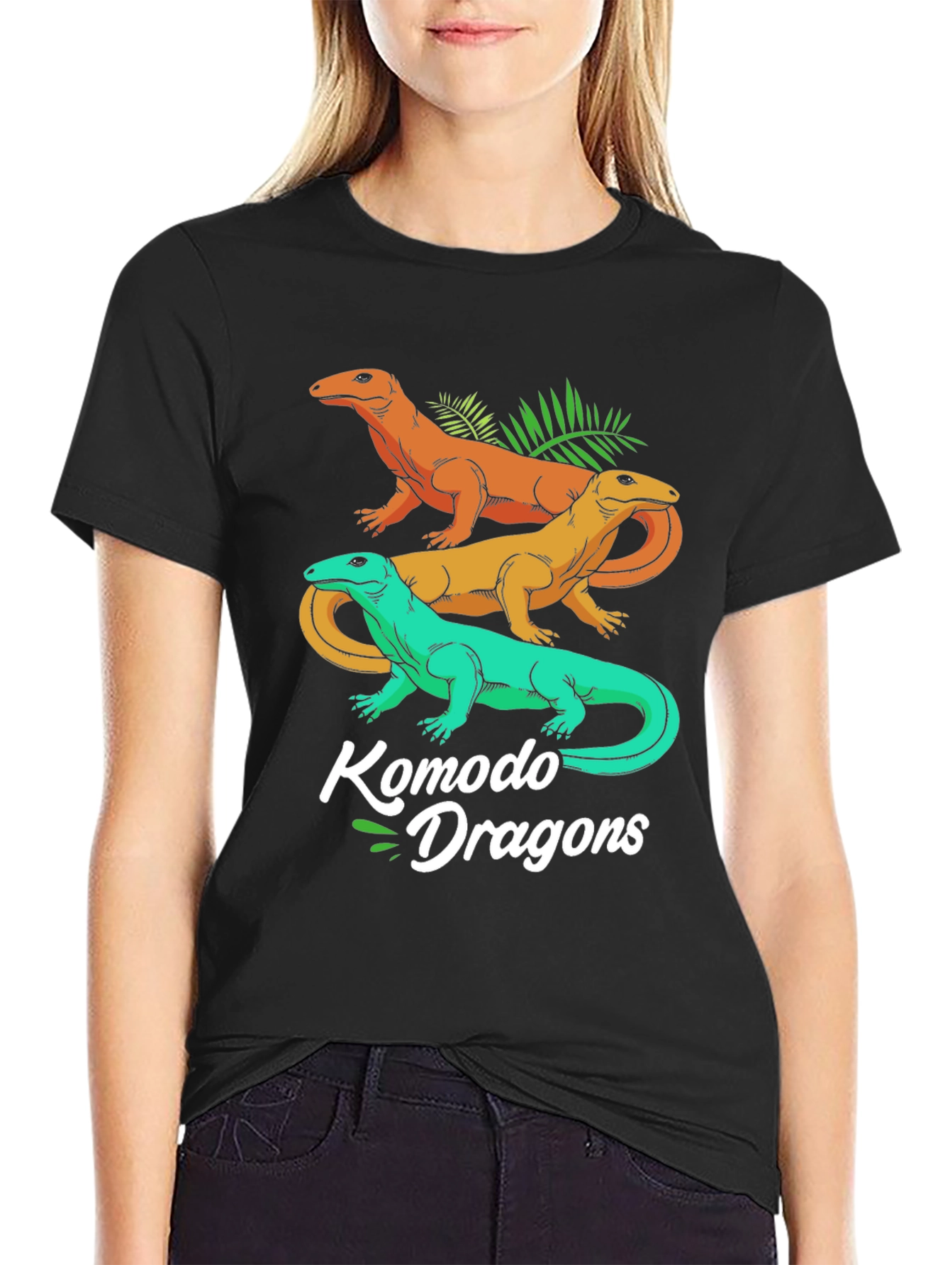 Komodo Dragons Graphic Tee - Mens Black T-Shirt