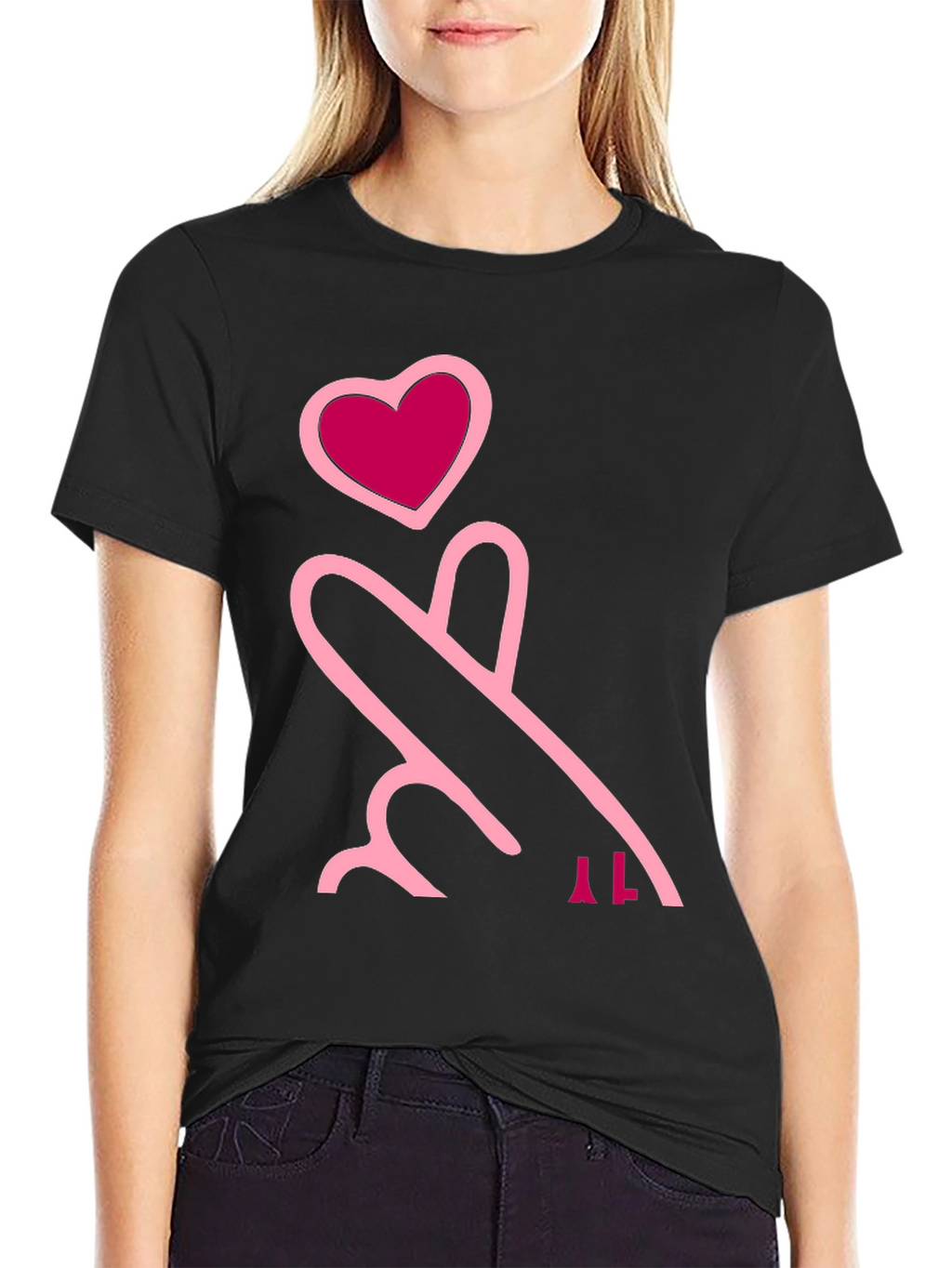 Love Sign Black T-Shirt