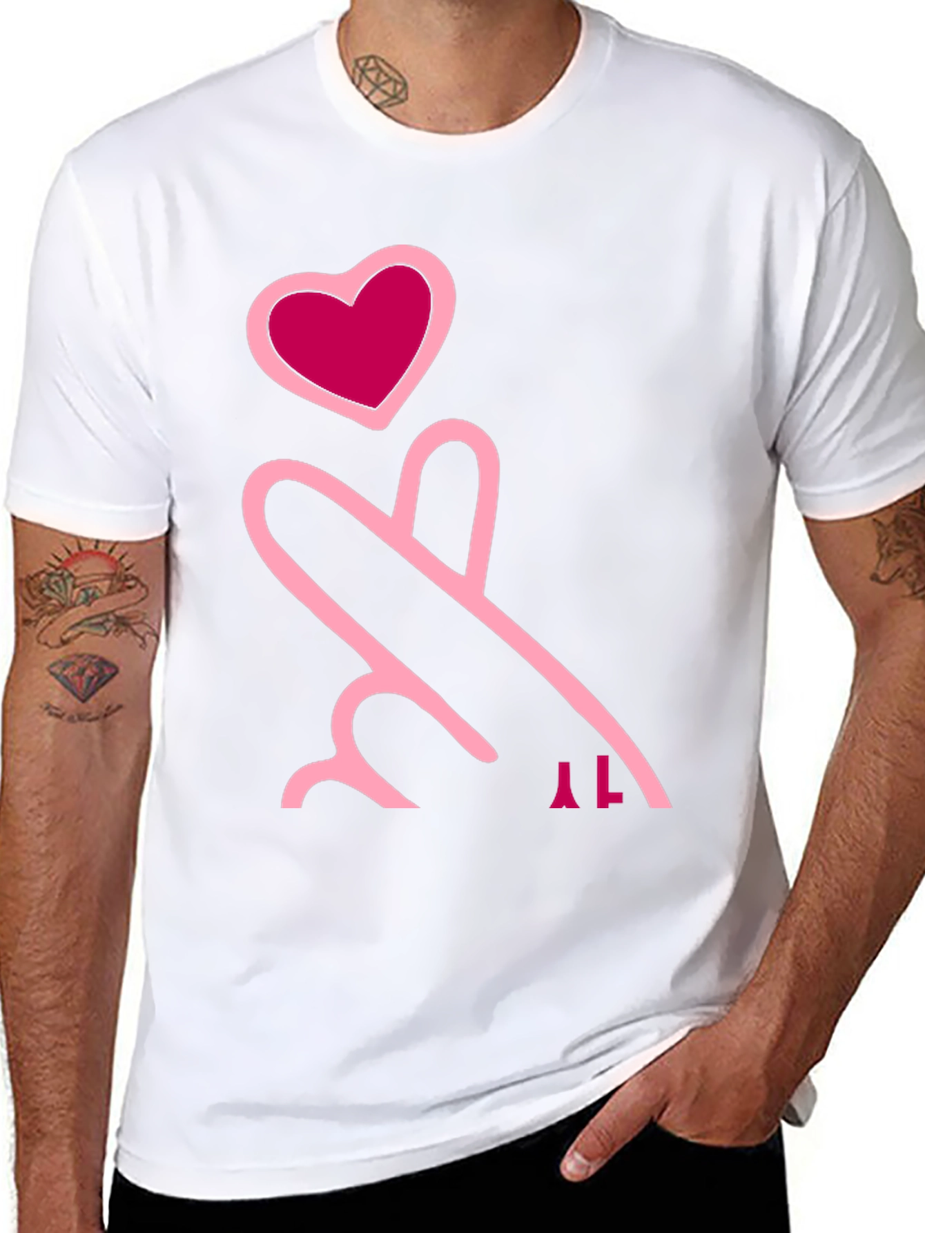 Love Sign Black T-Shirt