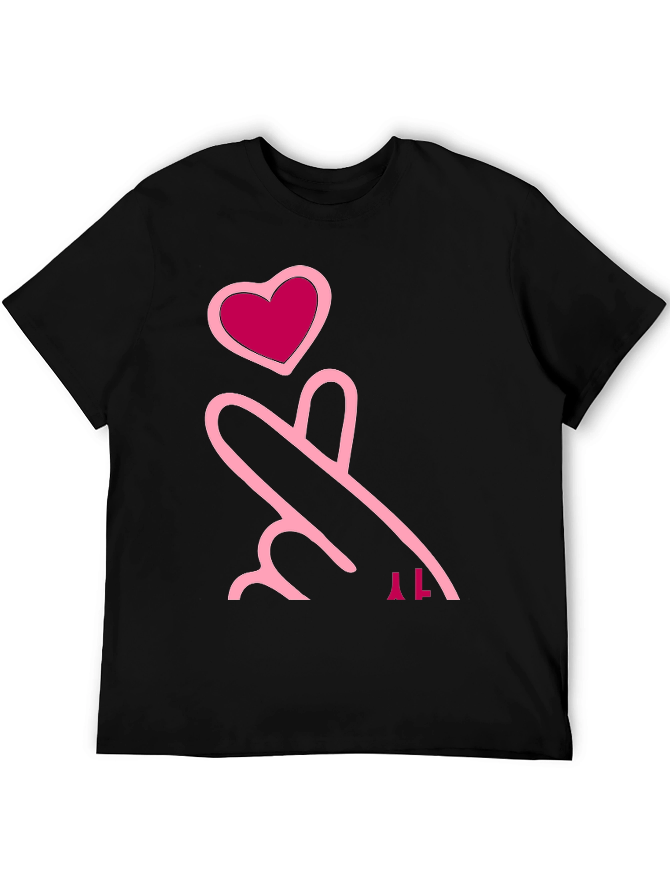 Love Sign Black T-Shirt