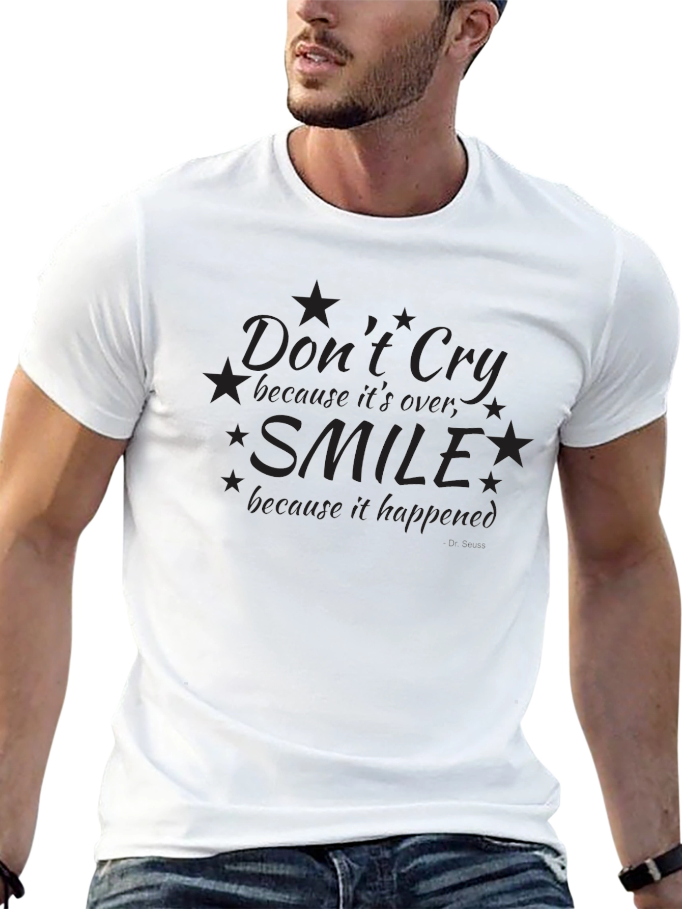 Dont Cry Smile Black T-Shirt