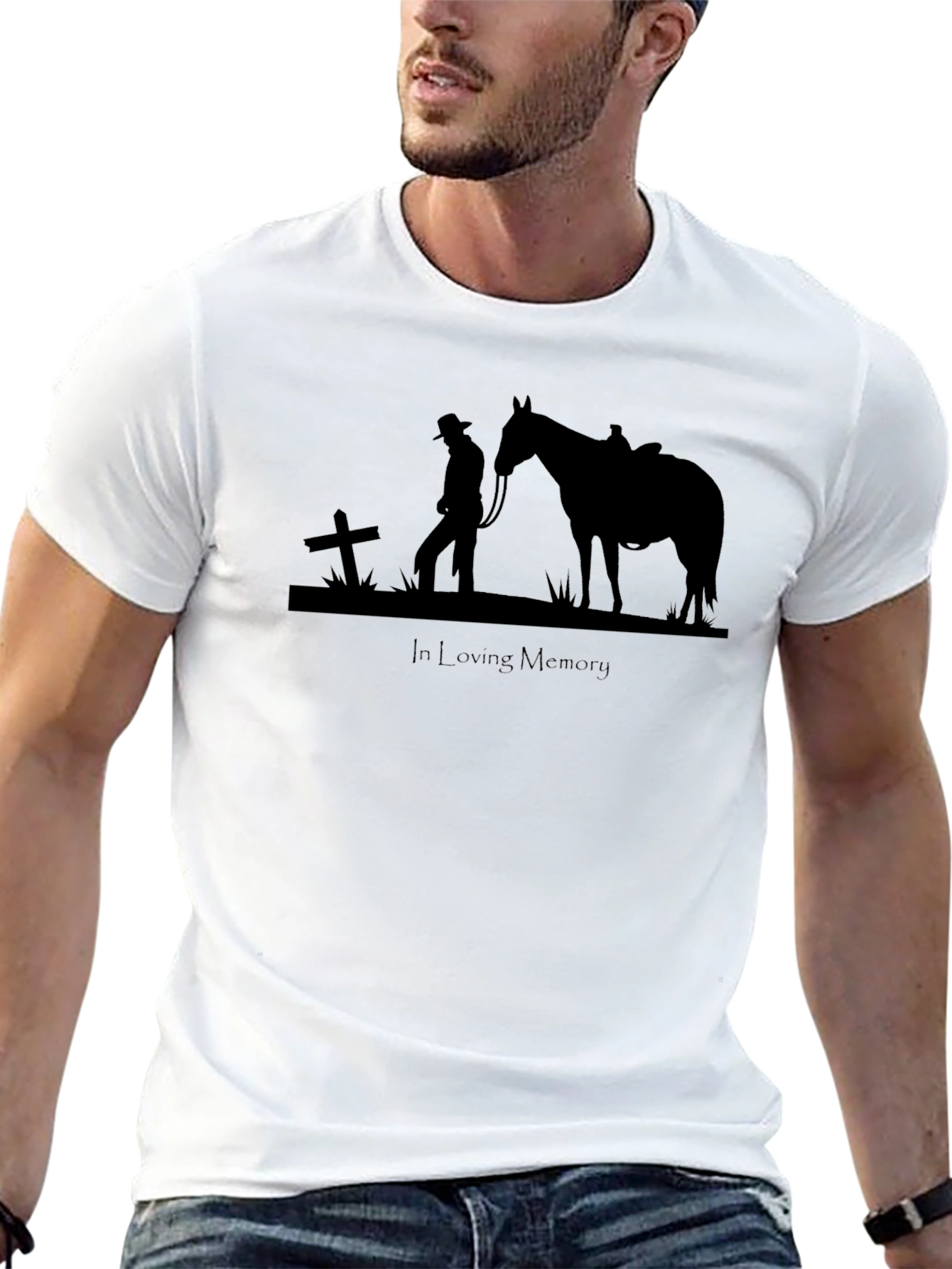 In Loving Memory Cowboy Horse T-Shirt