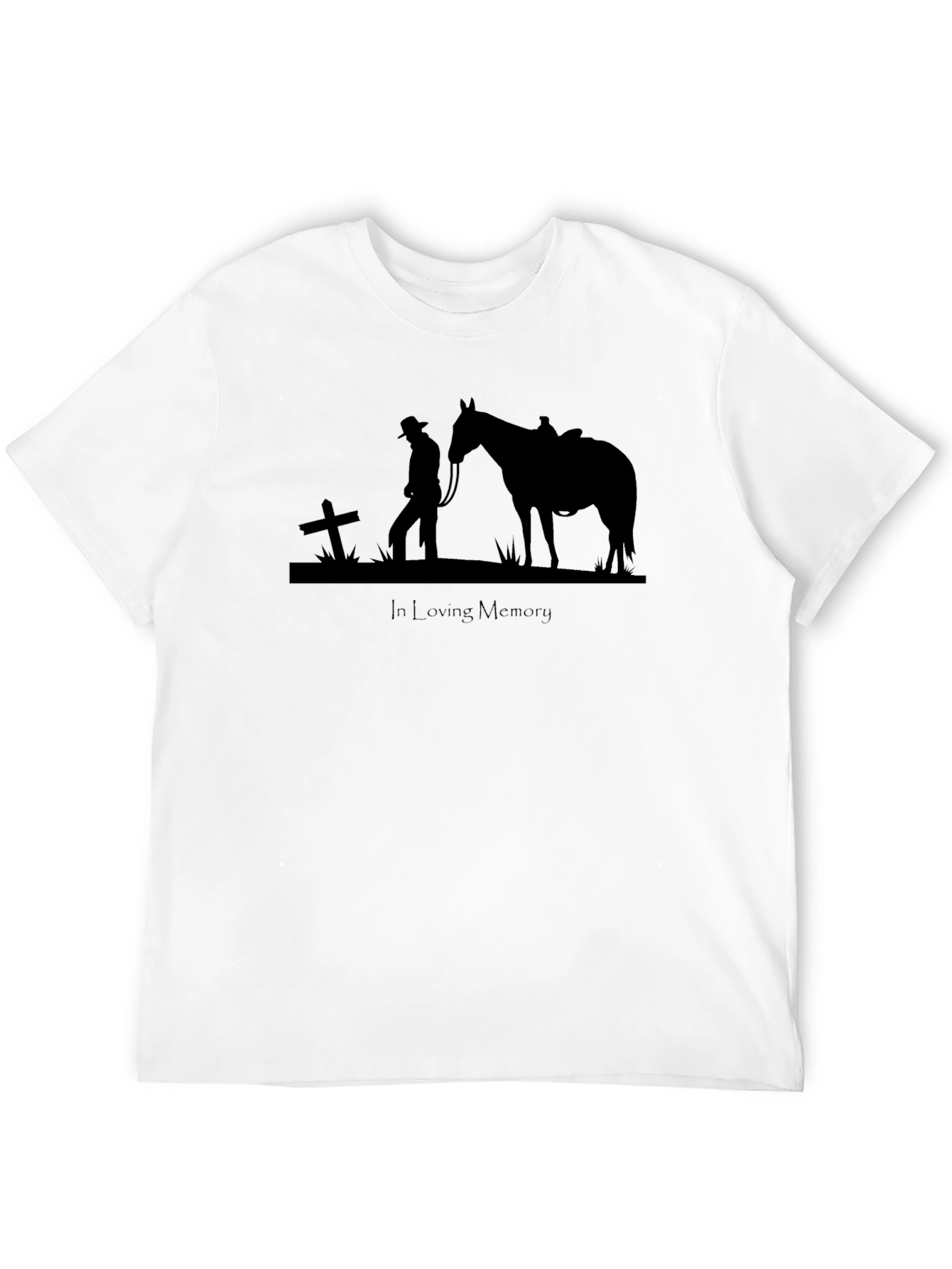 In Loving Memory Cowboy Horse T-Shirt