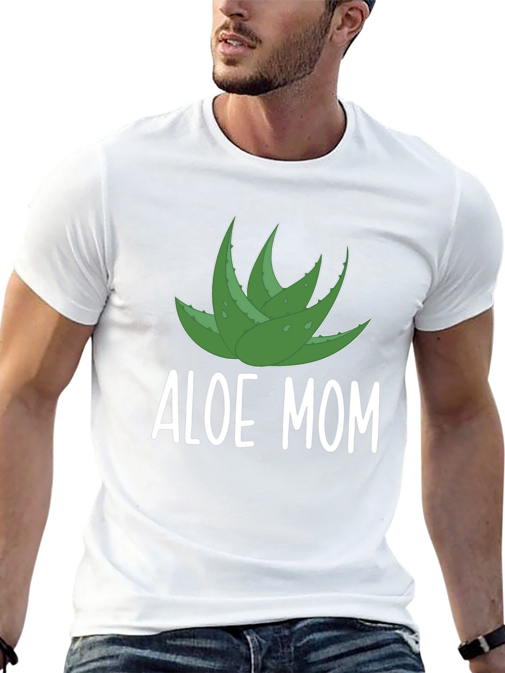 Aloe Mom Graphic T-Shirt - Black