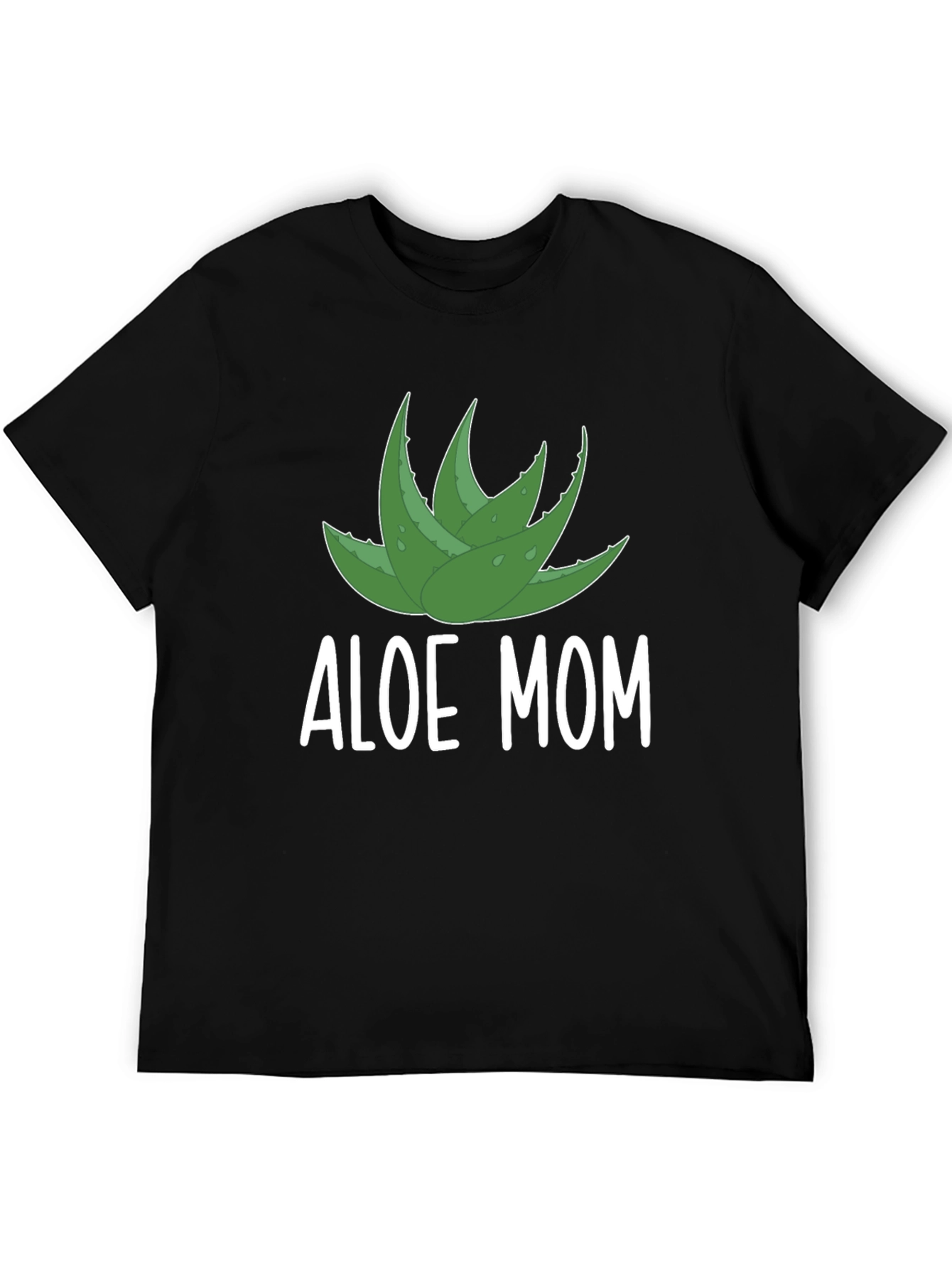 Aloe Mom Graphic T-Shirt - Black