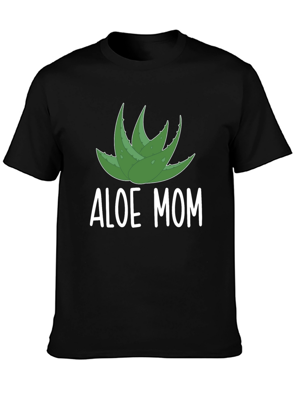 Aloe Mom Graphic T-Shirt - Black