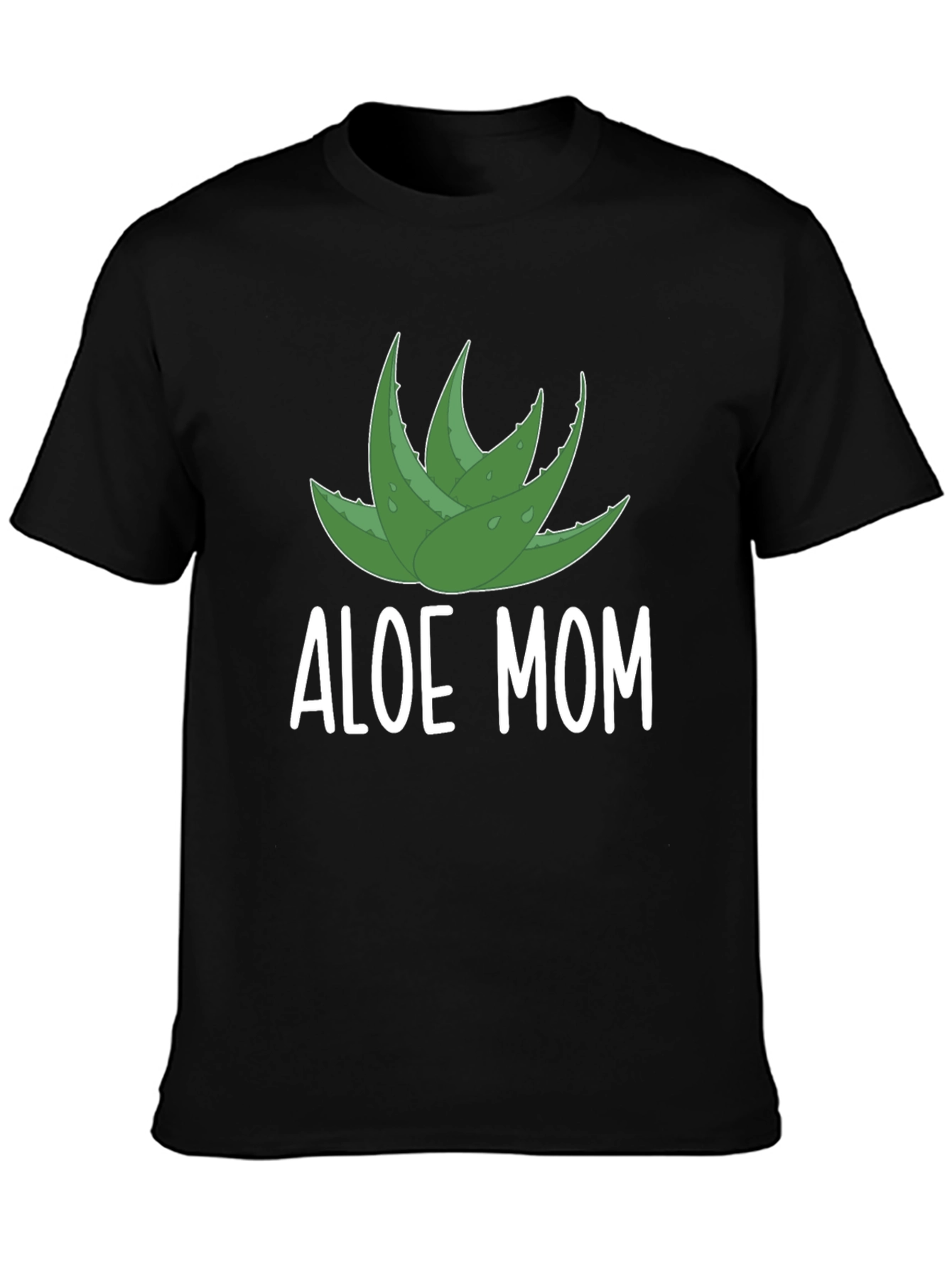 Aloe Mom Graphic T-Shirt - Black