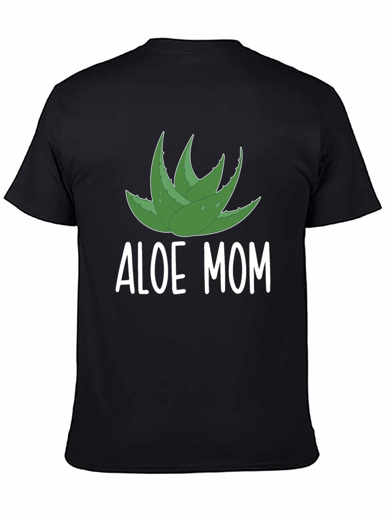 Aloe Mom Graphic T-Shirt - Black