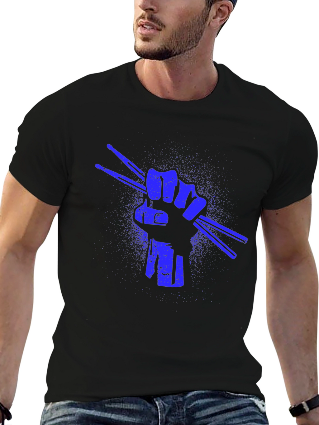 Drummers Fist T-Shirt - Rock On!