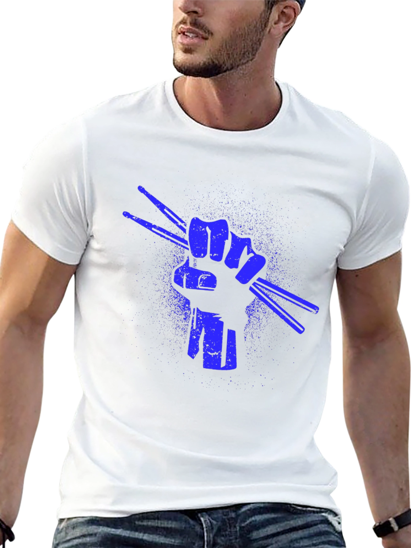 Drummers Fist T-Shirt - Rock On!
