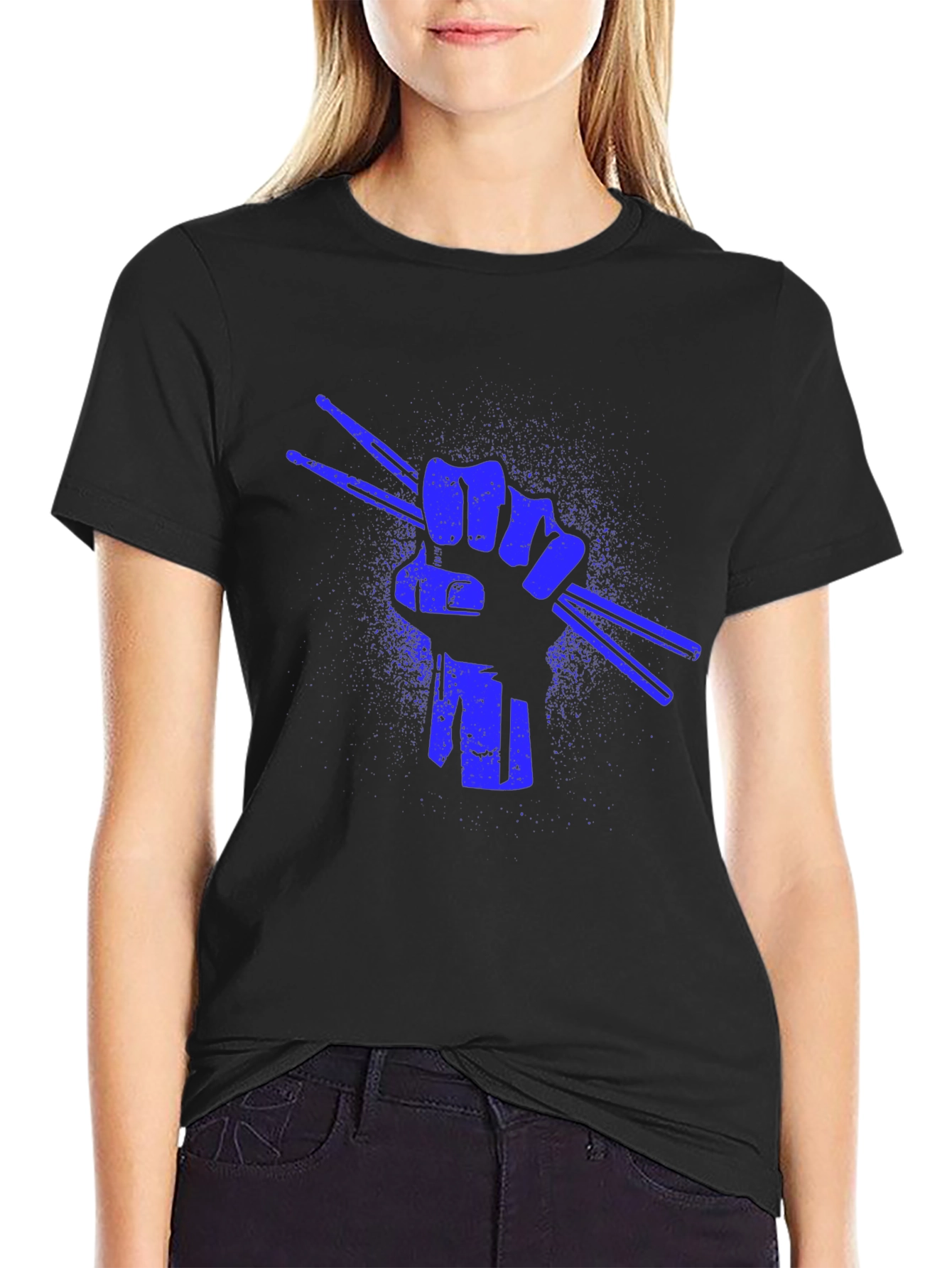 Drummers Fist T-Shirt - Rock On!