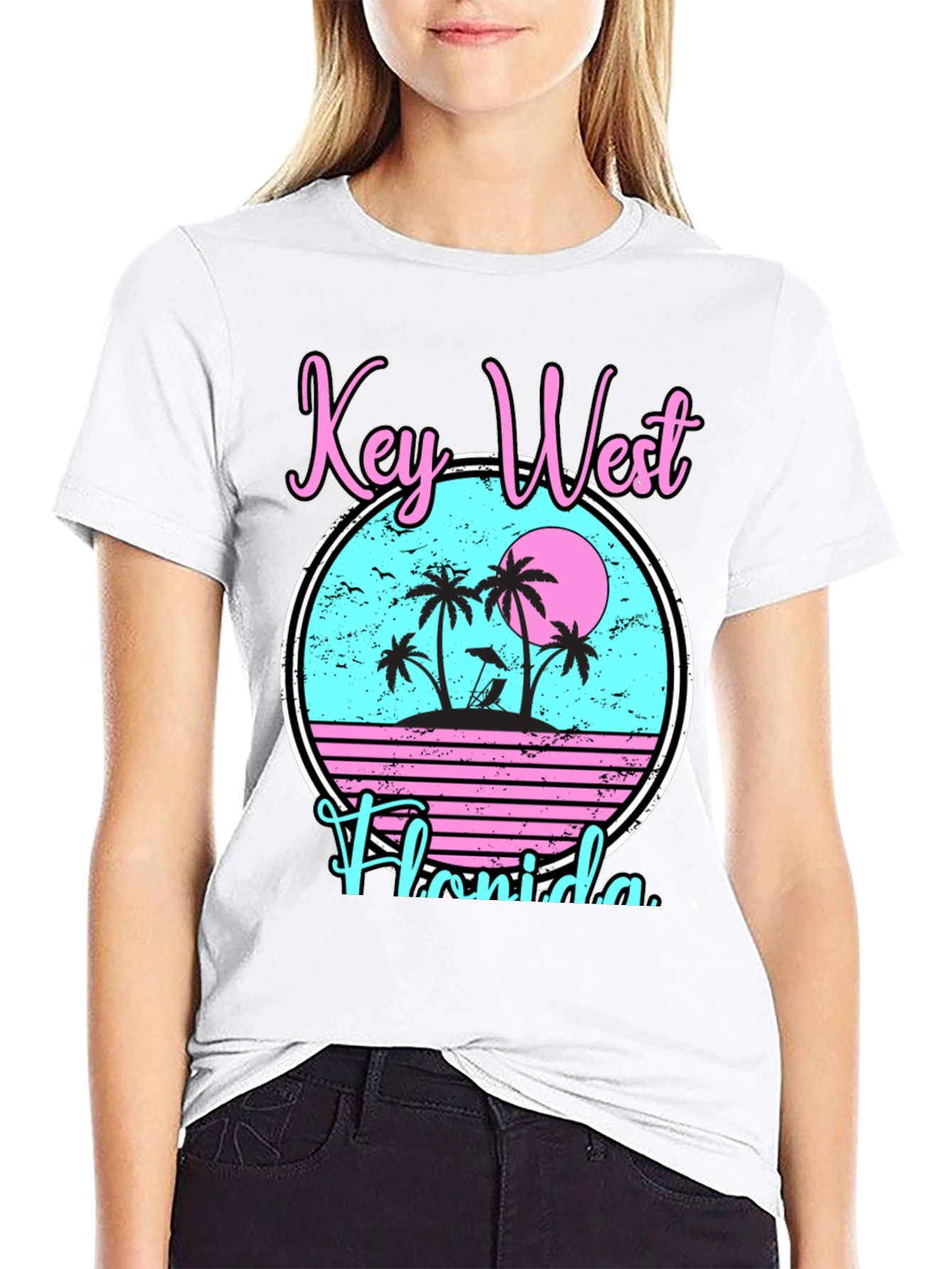 Key West Florida Graphic Tee - Island Beach Design