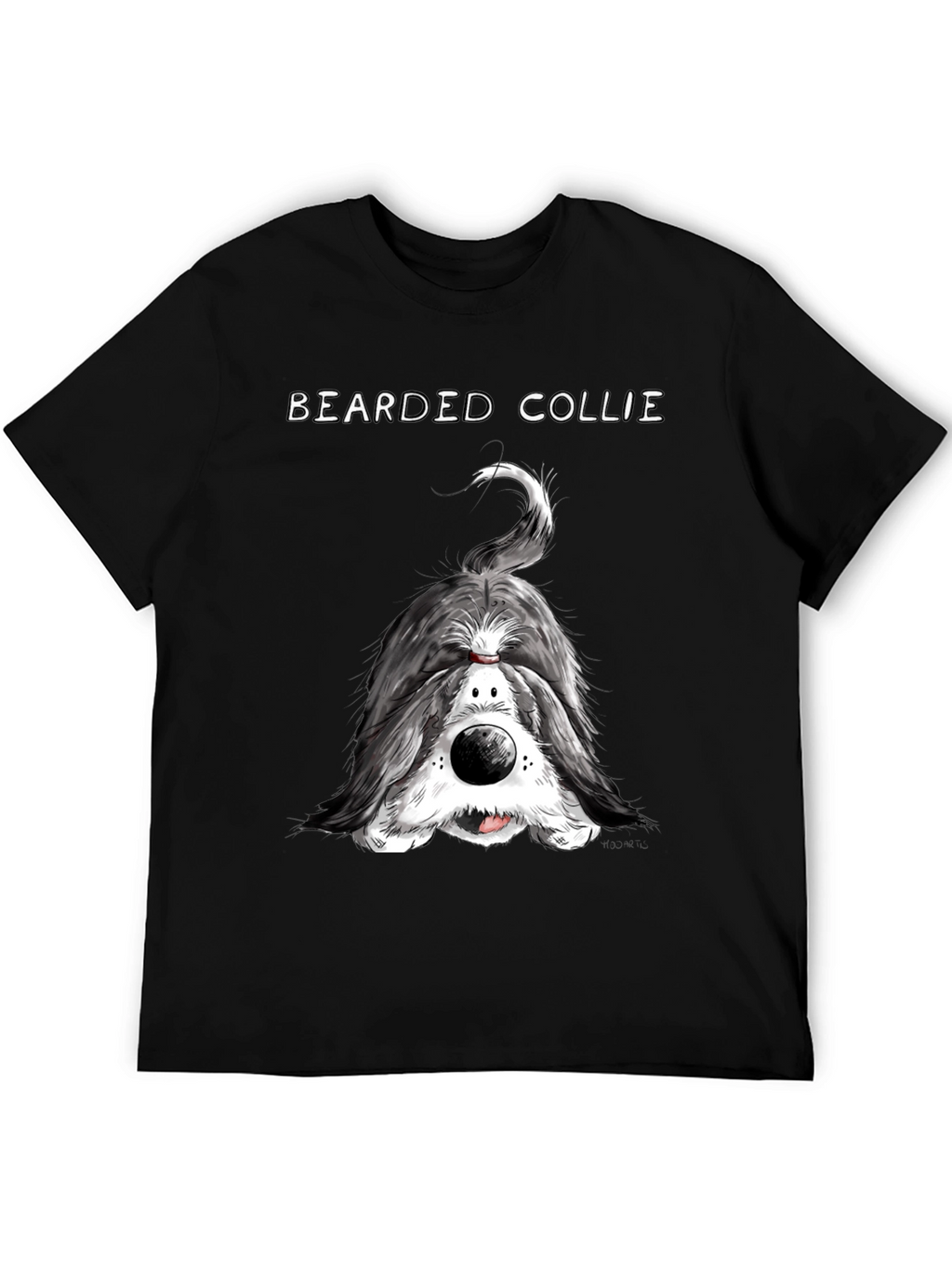 Bearded Collie T-Shirt - Funny Dog Portrait Tee