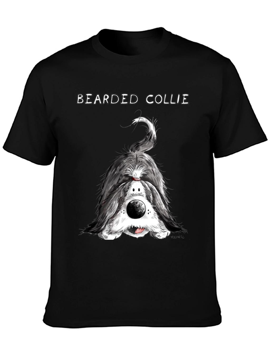 Bearded Collie T-Shirt - Funny Dog Portrait Tee