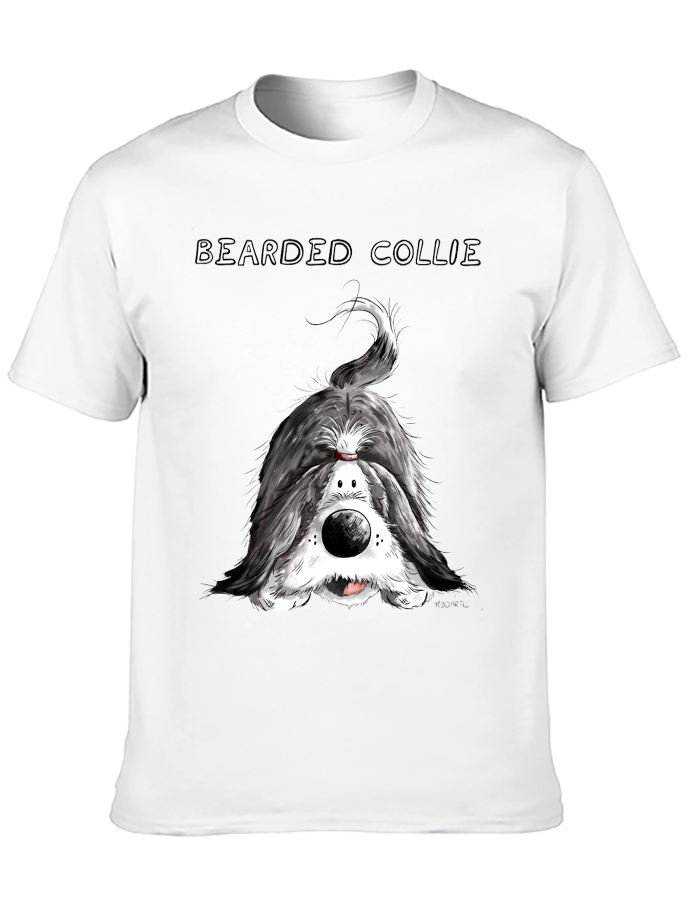 Bearded Collie T-Shirt - Funny Dog Portrait Tee
