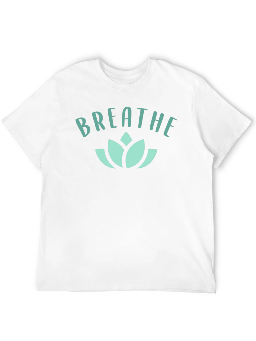 Breathe Lotus Graphic Tee - Relaxed Fit