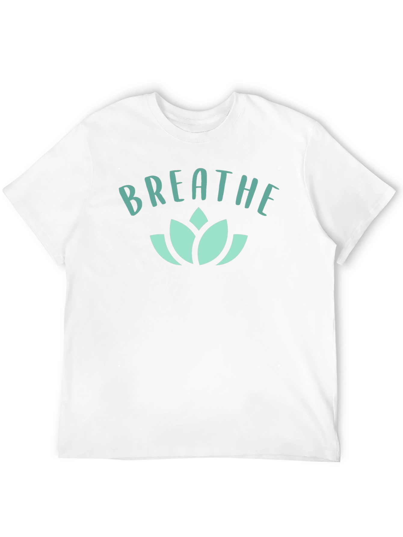 Breathe Lotus Graphic Tee - Relaxed Fit