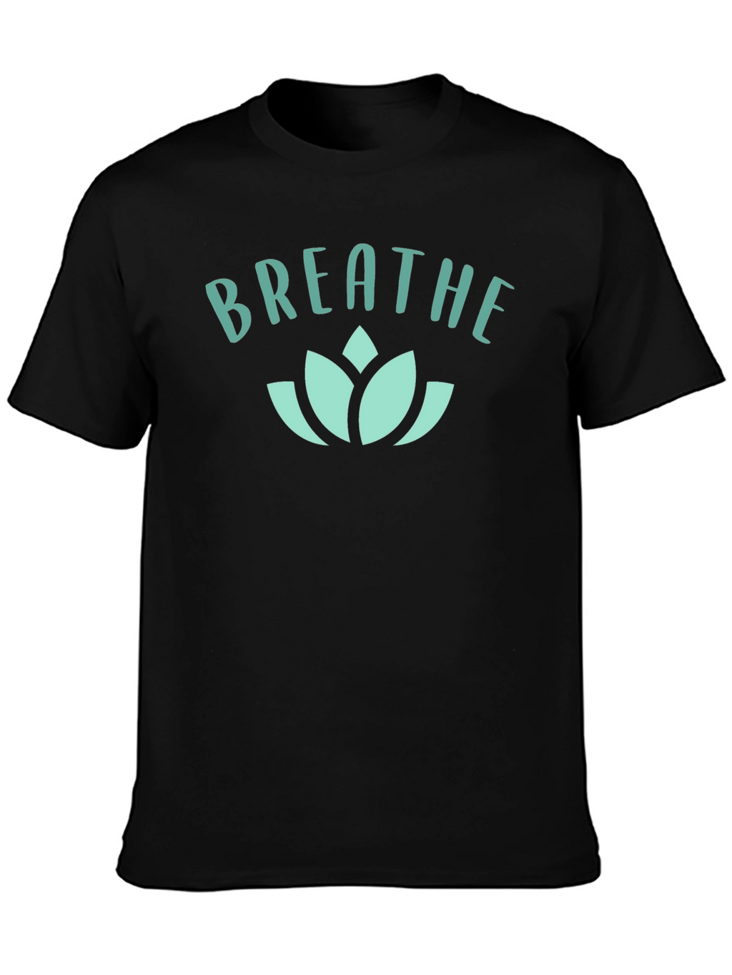 Breathe Lotus Graphic Tee - Relaxed Fit