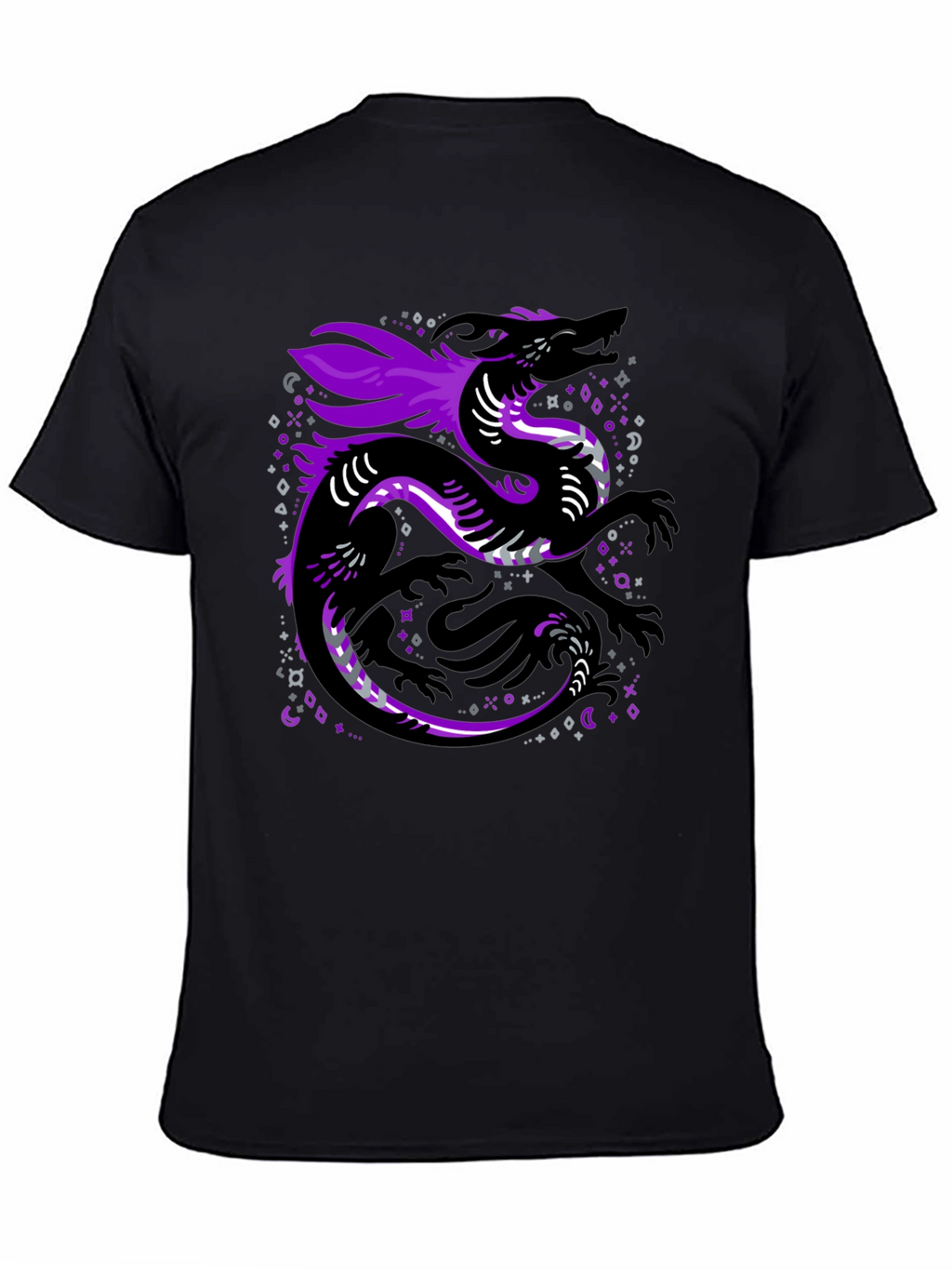 Asexual Pride Dragon Graphic T-Shirt