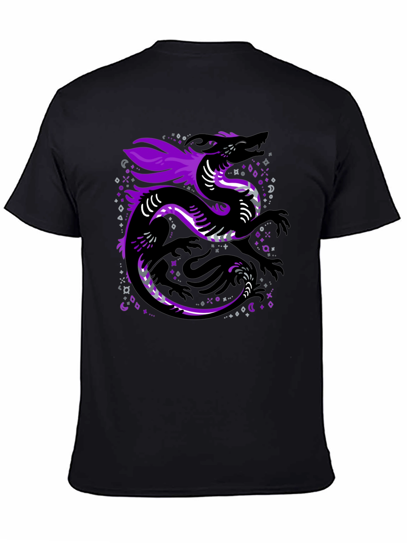 Asexual Pride Dragon Graphic T-Shirt