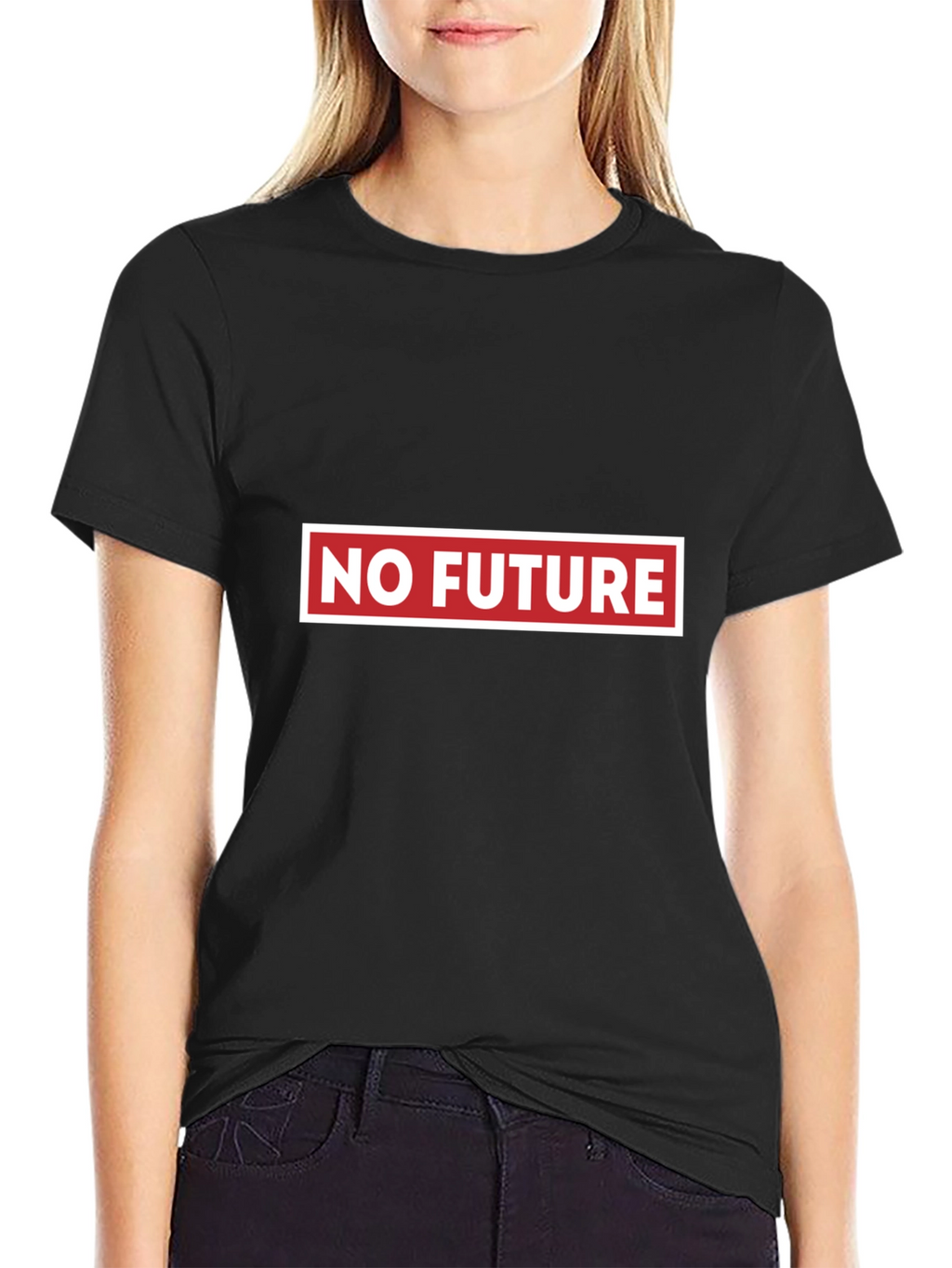 No Future Graphic Tee - Bold Statement Shirt