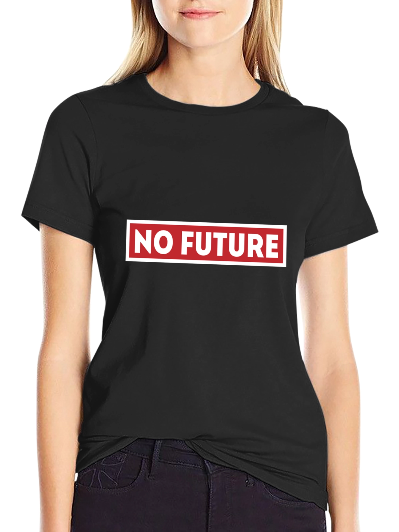 No Future Graphic Tee - Bold Statement Shirt