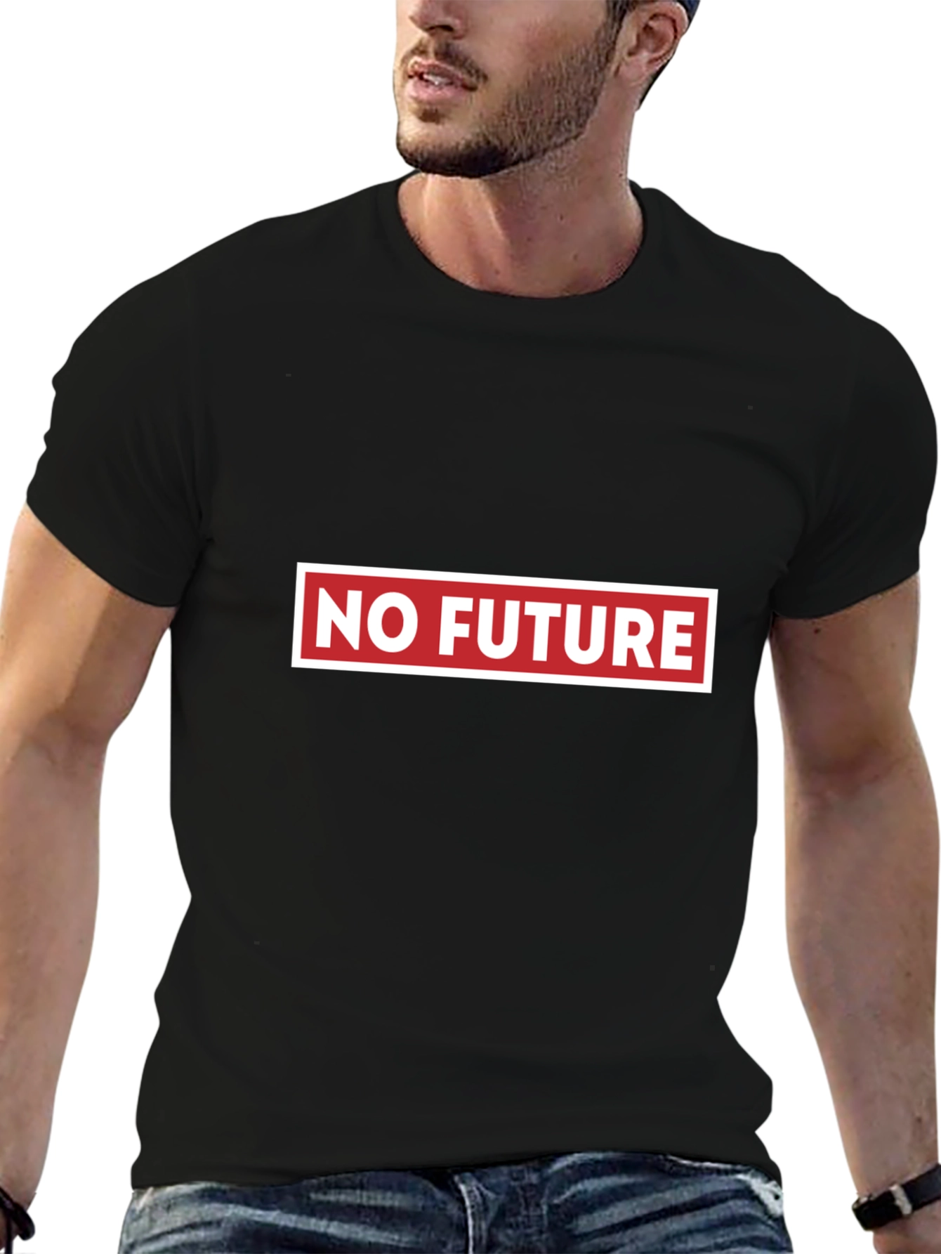 No Future Graphic Tee - Bold Statement Shirt